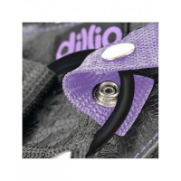 Страпон із підтяжками Pipedream Dillio фіолетовий