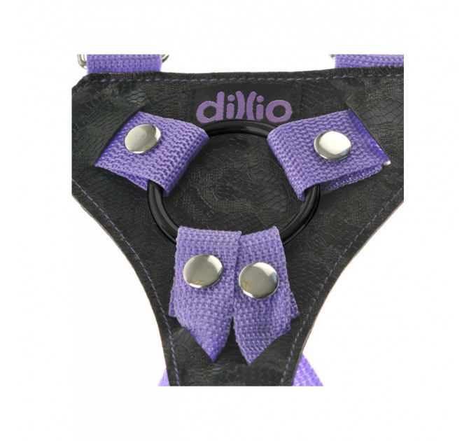 Страпон на ременях Dillio 7 Strap-On Suspender Harness