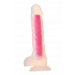 Светящийся фаллоимитатор Dream Toys RADIANT SOFT SILICONE GLOW IN THE DARK DILDO LARGE PINK