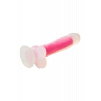 Светящийся фаллоимитатор Dream Toys RADIANT SOFT SILICONE GLOW IN THE DARK DILDO LARGE PINK