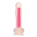Светящийся фаллоимитатор Dream Toys RADIANT SOFT SILICONE GLOW IN THE DARK DILDO LARGE PINK