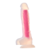 Светящийся фаллоимитатор Dream Toys RADIANT SOFT SILICONE GLOW IN THE DARK DILDO LARGE PINK