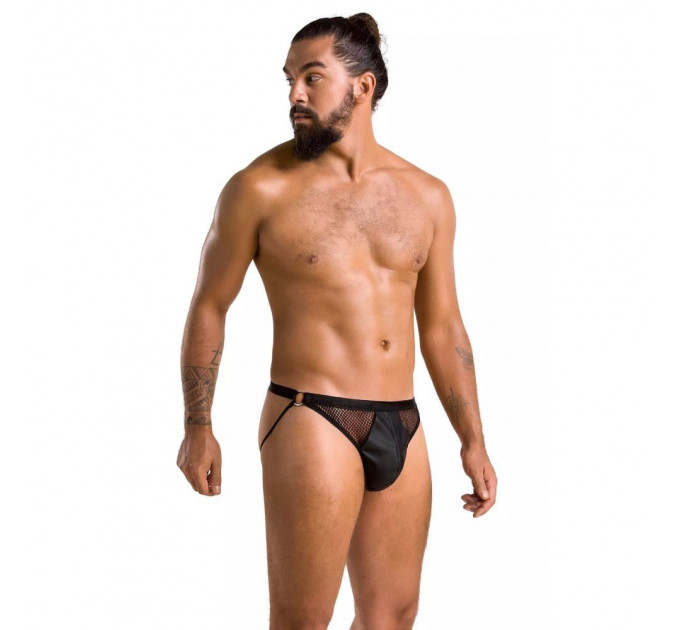 Труси чоловічі Passion 034 SLIP OPEN LUKE black L/XL