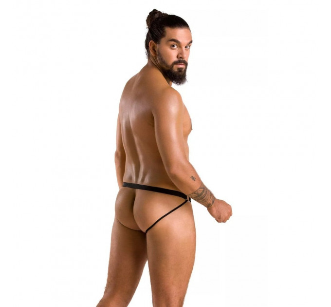Труси чоловічі Passion 034 SLIP OPEN LUKE black L/XL