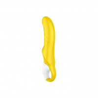 Вібратор для стимуляції точки G з ребристою структурою Satisfyer Yummy Sunshine, жовтий
