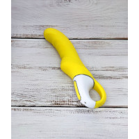 Вібратор для стимуляції точки G з ребристою структурою Satisfyer Yummy Sunshine, жовтий