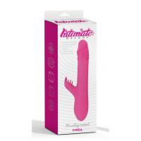 Вібратор-кролик Chisa Intimate Melody з кульками, що обертаються, і функцією поштовхів, рожевий