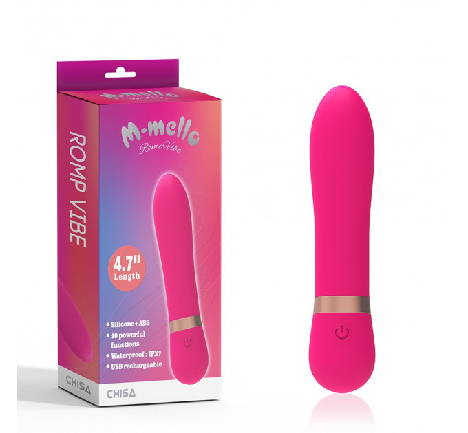 Вибратор-мини классический Chisa M-Mello RompVibe, розовый