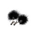 Зажимы для сосков с перьями GP FEATHER NIPPLE CLAMPS BLACK