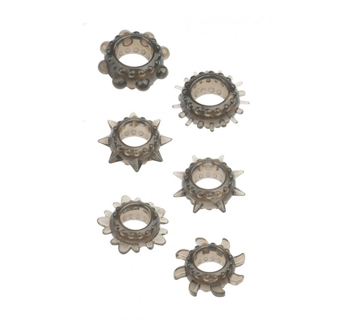 Набір кілець MENZSTUFF 6PC STRECHEABLE RING SET