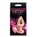 Анальна пробка REAR ASSETS ROSE GOLD HEART PINK, m