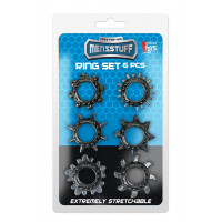 Набір кілець MENZSTUFF 6PC STRECHEABLE RING SET