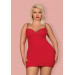 Пеньюар Obsessive XXL JOLIEROSE chemise