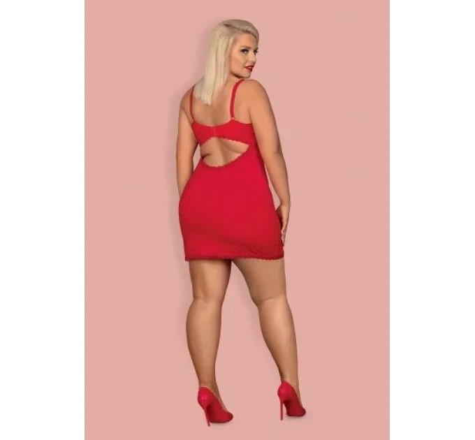 Пеньюар Obsessive XXL JOLIEROSE chemise