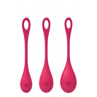 Набір вагінальних кульок Satisfyer Yoni Power 1 червоний