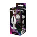 Dt21787 анальна пробка з каменем GLEAMING LOVE SILVER PLUG LARGE
