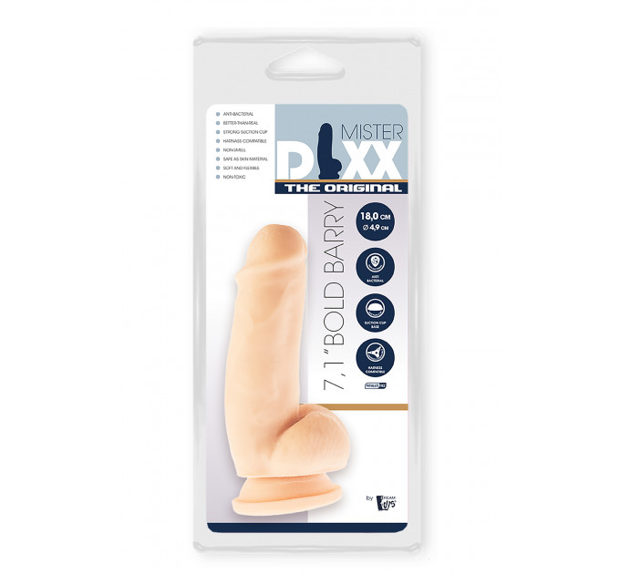 Гибкий фаллоимитатор DREAM TOYS MR. DIXX BOLD BARRY 7.1INCH DILDO