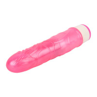 Вібратор реалістичний на батареях Chisa Basic Luv Theory Stud Rod, рожевий, 17.5 см