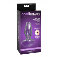 Анальная пробка с тоннелем Pipedream Anal Fantasy стеклянная, прозрачная, 9.6 х 2 см