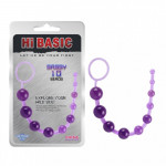 Анальная цепочка градуированная Chisa HI Basic, фиолетовый