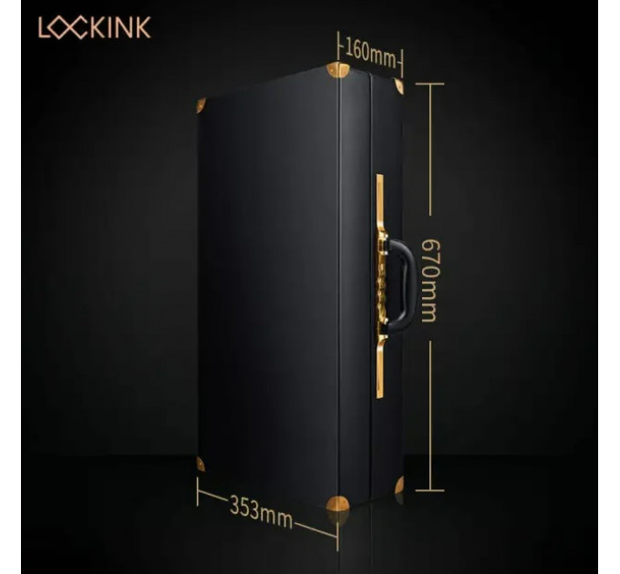 Чемодан БДСМ 14 предметов LOCKINK Черный