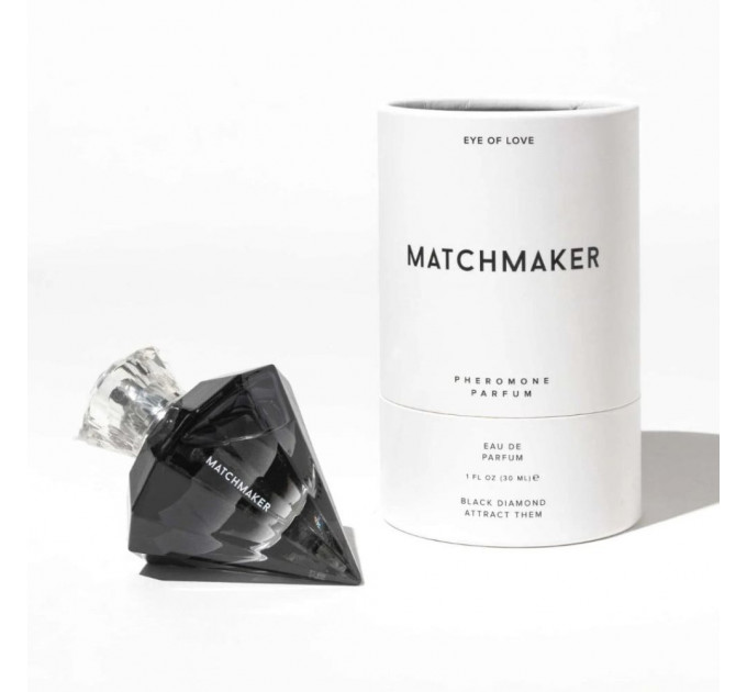 Духи з феромонами для чоловіків Eye of Love Matchmaker Black Diamond для підвищення впевненості, 30 мл