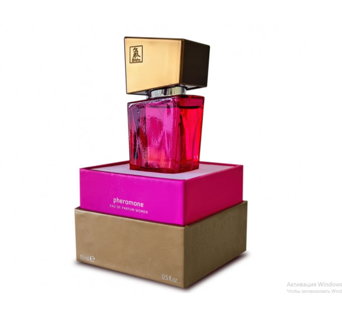 Духи с феромонами женские SHIATSU Pheromone Fragrance women pink 15 ml