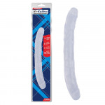 Фаллоимитатор двухсторонний прозрачный Chisa Hi-Rubber 32,5 см *3,5 см