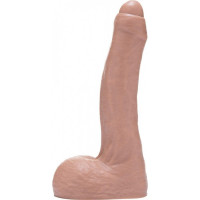 Фаллоимитатор с мошонкой и закрытой головкой реалистичный Fleshjack Boys-Diego Sans Dildo, телесный