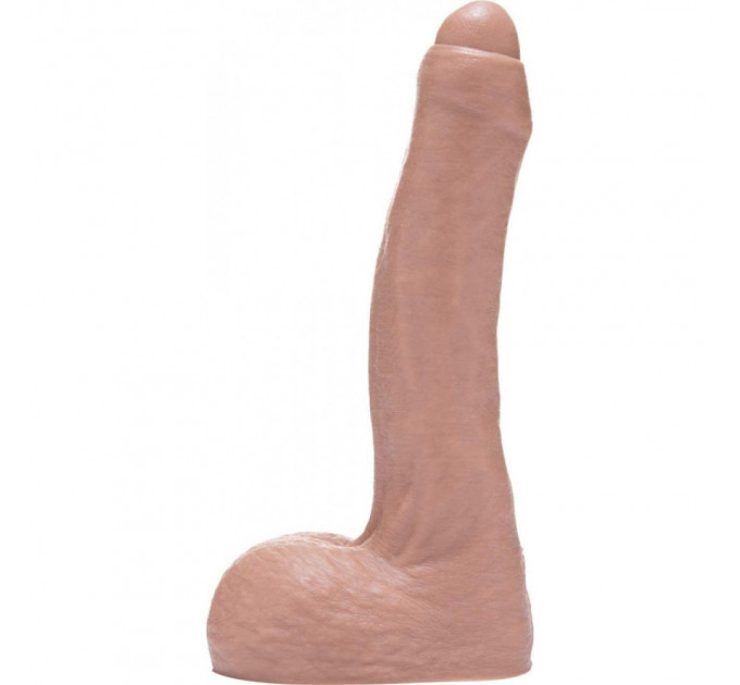 Фаллоимитатор с мошонкой и закрытой головкой реалистичный Fleshjack Boys-Diego Sans Dildo, телесный