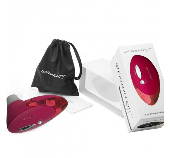 Клиторальный стимулятор Womanizer Pro W-500, красно-розовый