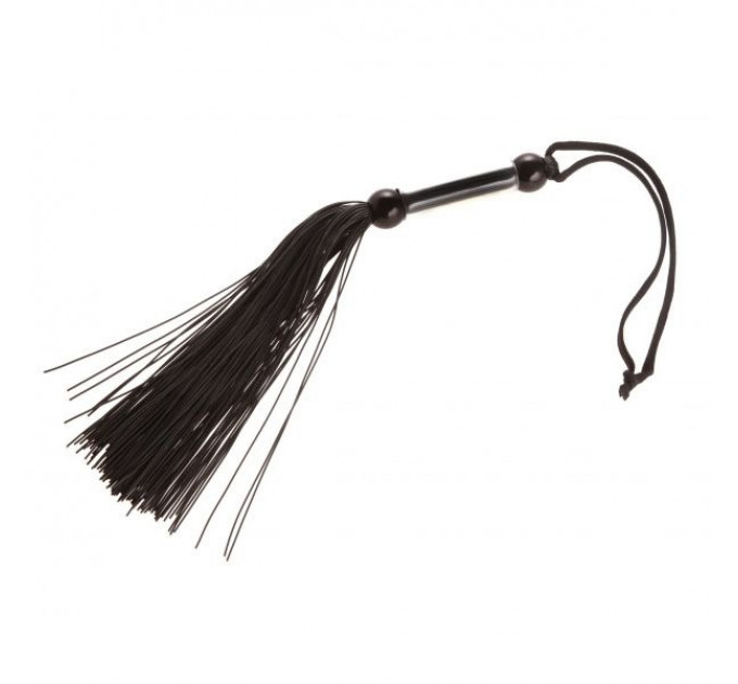 Кнут черный, прозрачная ручка FLOGGER, 28 см