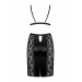 Комплект Obsessive Blanita (бюстгальтер и юбка) Black L\LX