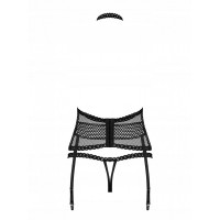 Корсет еротичний Obsessive Strapelie corset & thong S/M