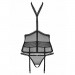 Корсет эротический Obsessive Strapelie corset & thong S/M