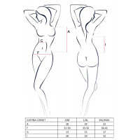 Корсет та стрінги HERA CORSET light pink S/M - Passion