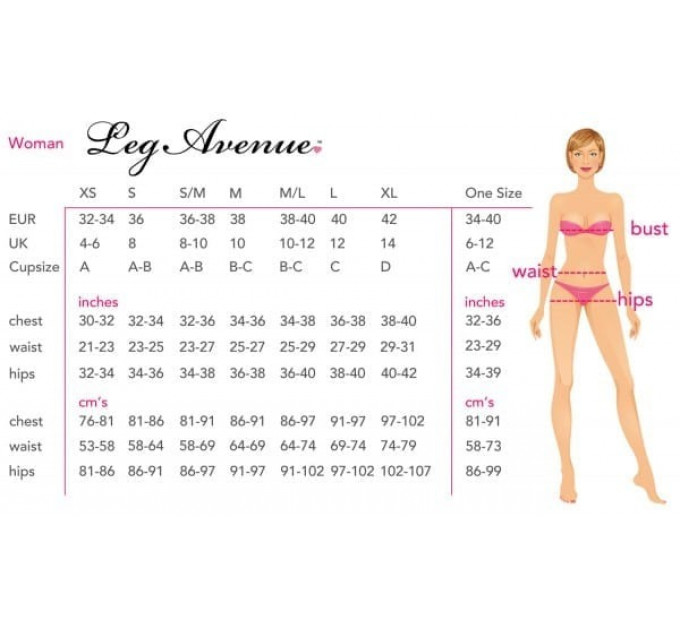 Костюм черниці Leg Avenue, М, Sultry Sinner 3 предмети, чорний з білим