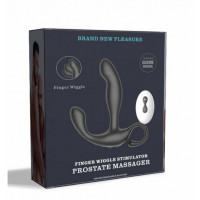 Масажер простати з вібро Finger Wiggle Prostate Massager, чорний