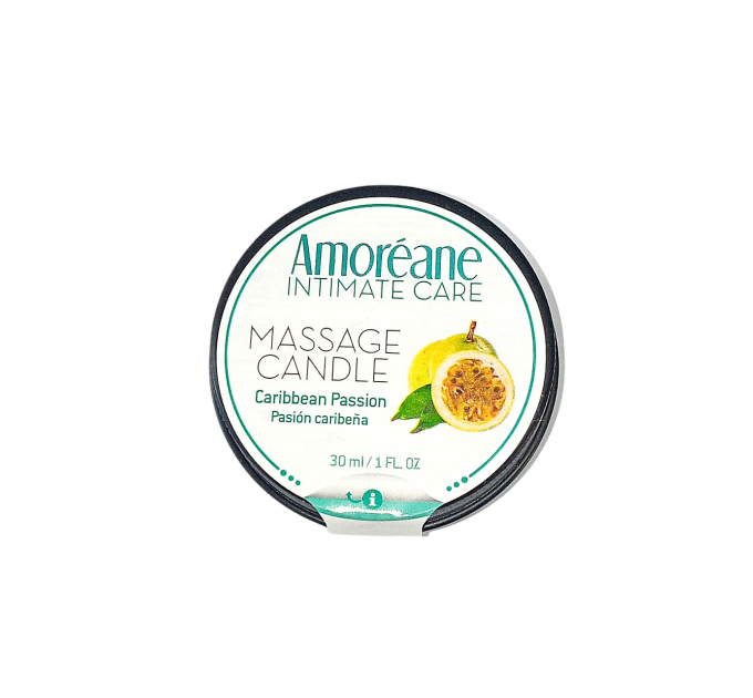 Массажная свечка Amoreane Candle Карибская страсть 30 мл