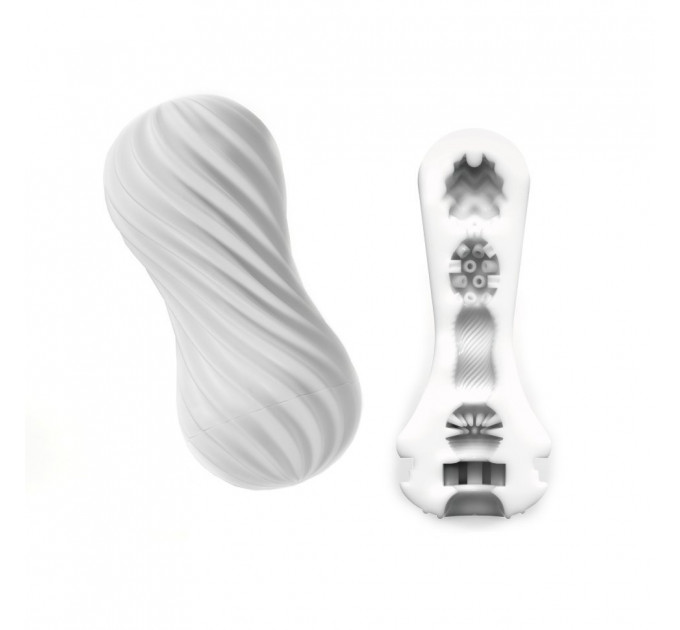 Мастурбатор Tenga Flex Rocky white 17,6 x 7,3 см