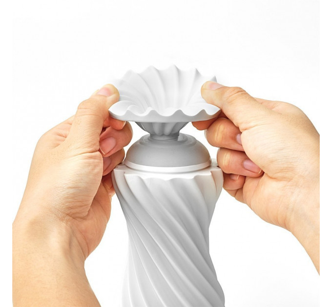 Мастурбатор Tenga Flex Rocky white 17,6 x 7,3 см