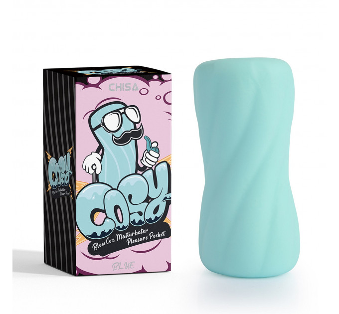 Мастурбатор яйцо Chisa COSY Blow Cox, голубой