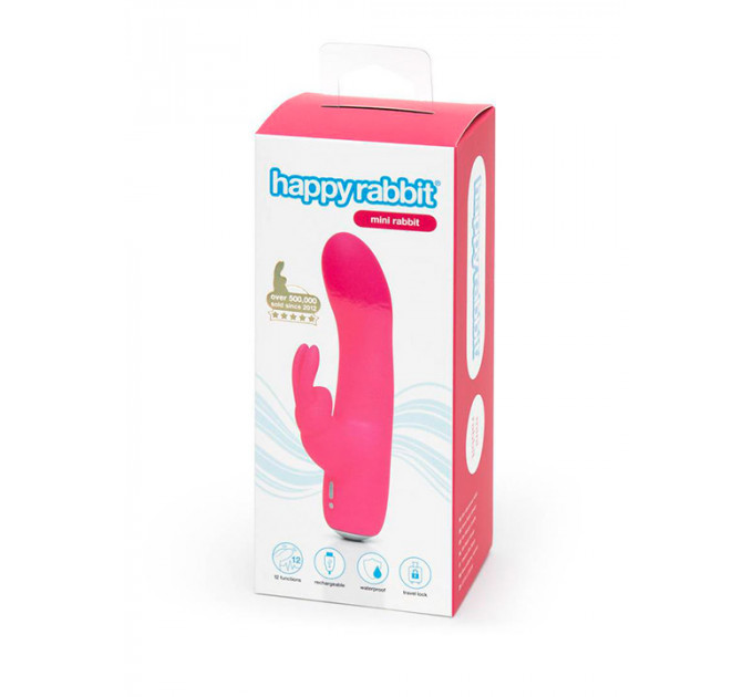 Мини вибратор кролик Happy Rabbit Rechargeable Mini Rabbit Vibrator