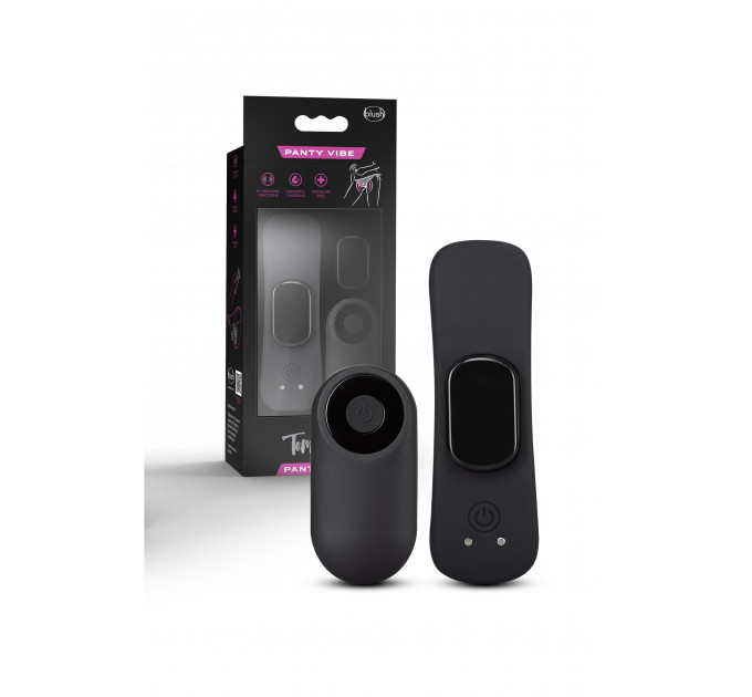 Мощный вибратор для трусиков с дистанционным управлением TEMPTASIA REMOTE CONTROL PANTY VIBE BLACK