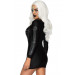 Мини-платье Скелет со стразами Leg Avenue Skeleton Rhinestone, черное, M