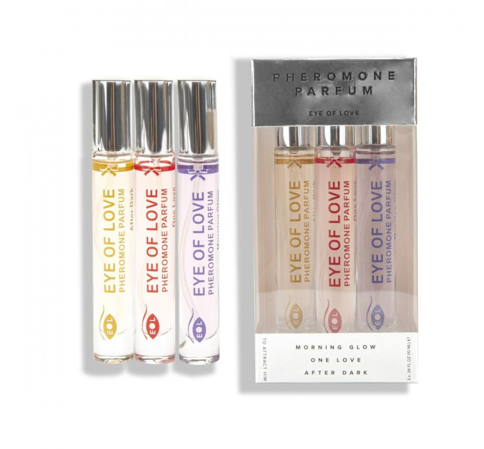 Набір ароматів з феромонами Eye Of Love Pheromone Perfume Set для жінок, 3 х 30 мл