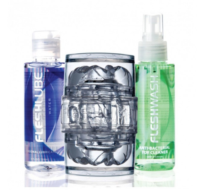 Набор для мужчины ( маструбатор. очиститель, лубрикант) Fleshlight Quickshot Vantage Value Pack