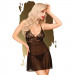 Пеньюар с кружевом PENTHOUSE Bedtime storyblack (M/L)