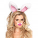 Плюшевые заячьи ушки Leg AvenuePlush bunny ears O/S