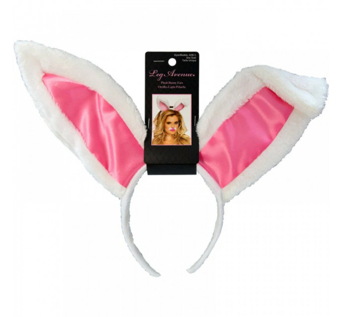 Плюшевые заячьи ушки Leg AvenuePlush bunny ears O/S